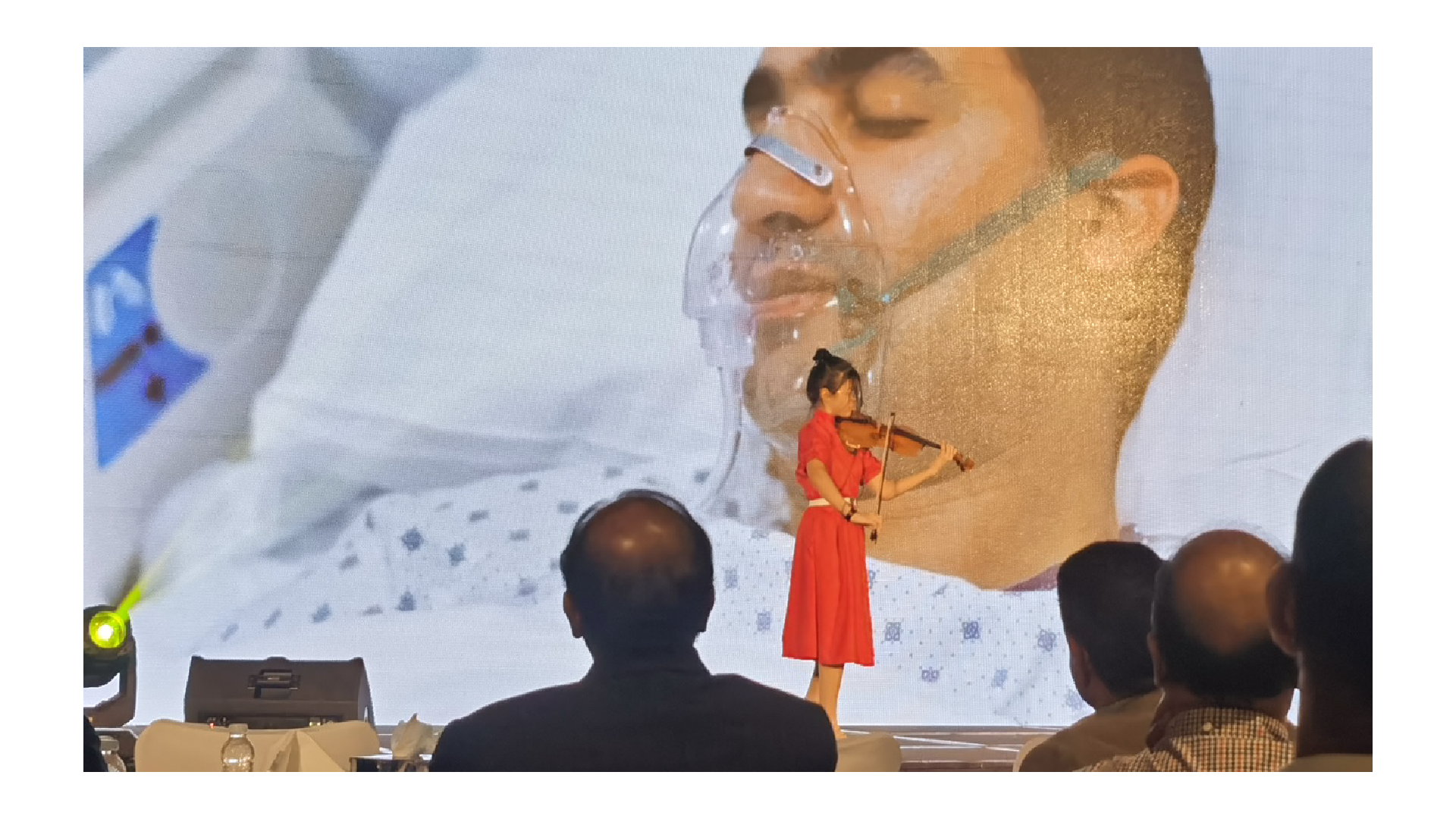 Photo of Sze Han Law's performance at Welkin Medical Center's Event
